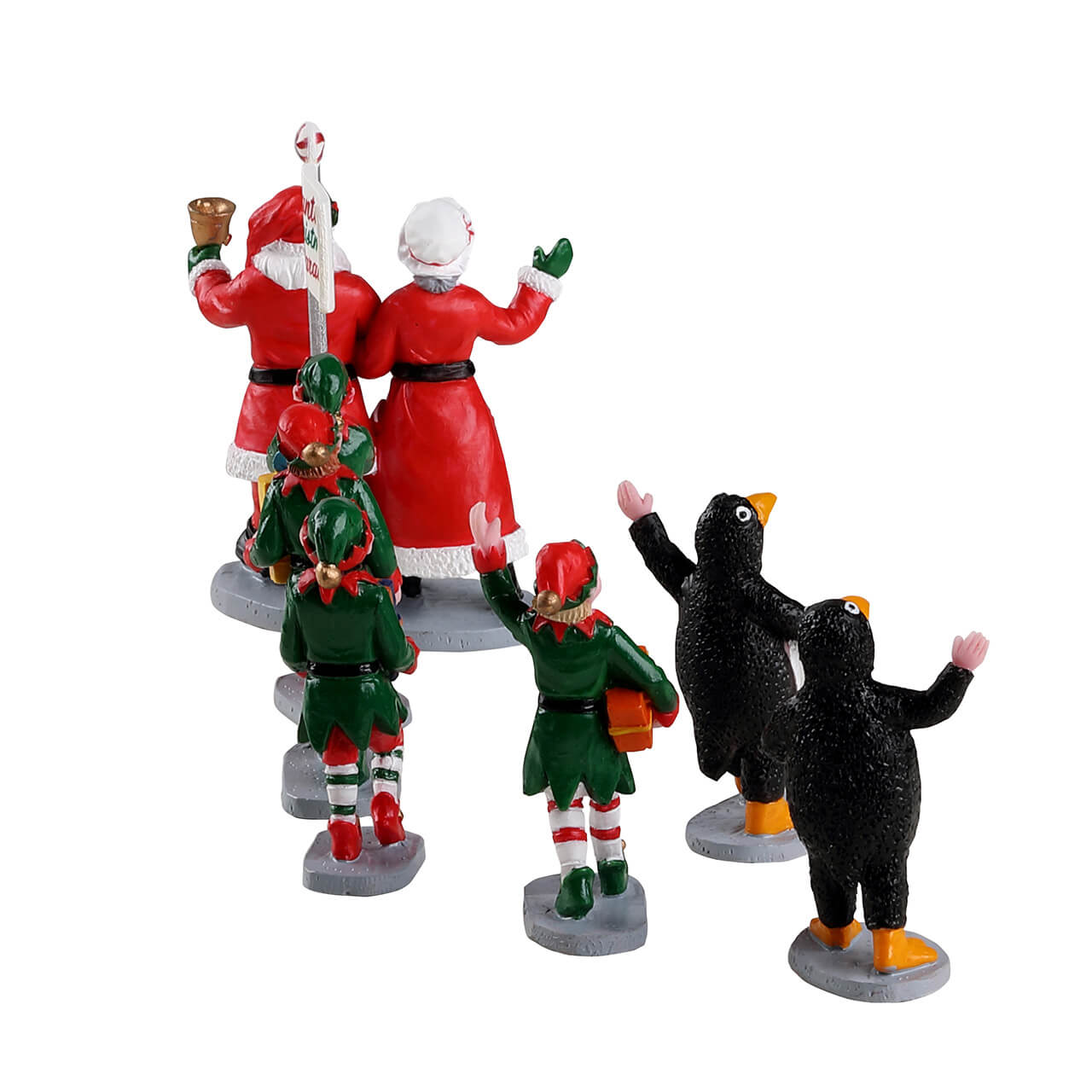 LEMAX Santa's Elf Parade, set of 7 #23592
